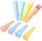 8-Piece Silicone Ice Pop Molds – Reusable Handheld Popsicle Makers for Kids, Multicolored Star-Shaped Molds with Lids, Perfect for DIY Ice Cream, Yogurt, Jelly, and Chocolate Popsicles
